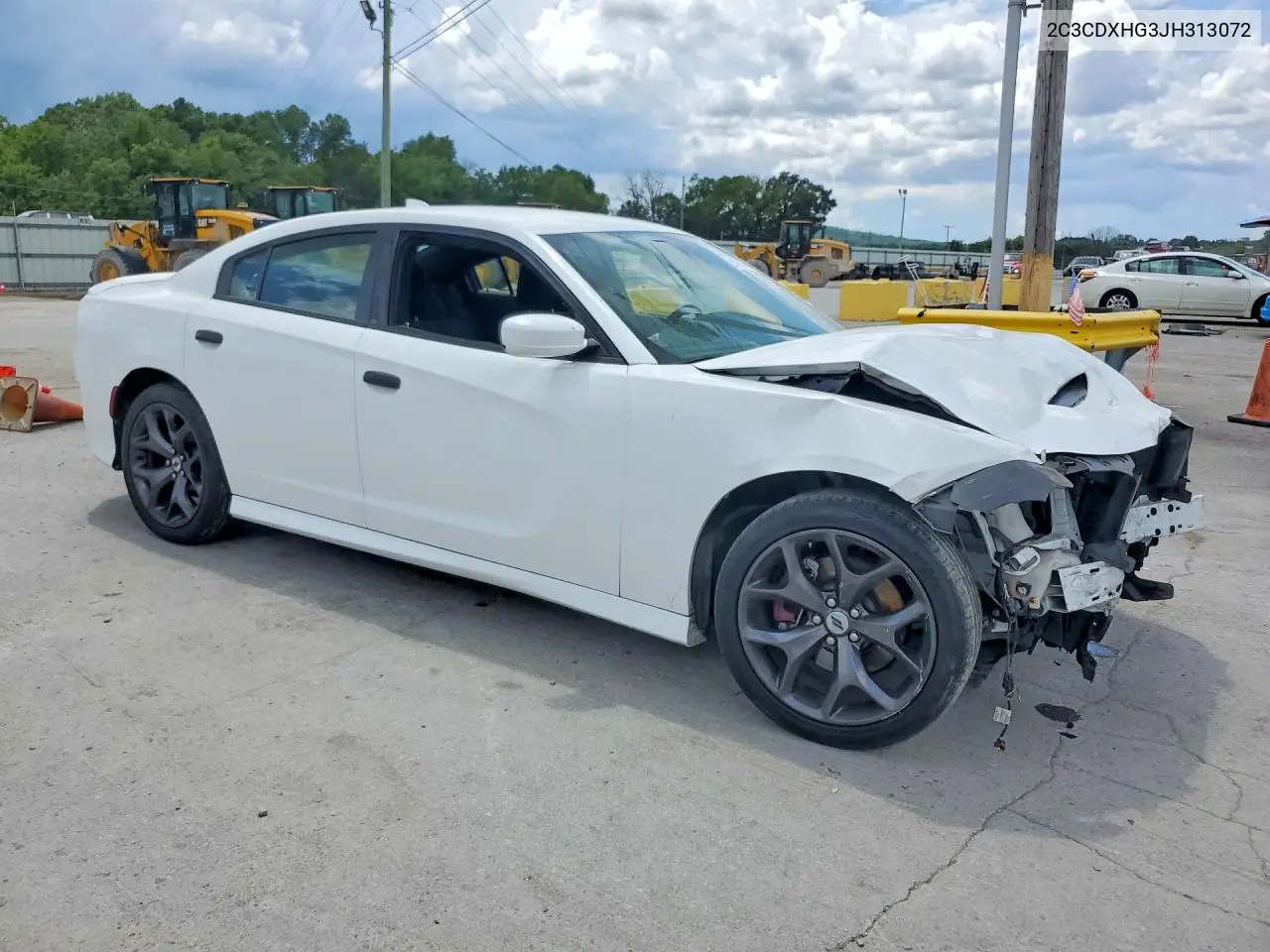 2018 Dodge Charger Sxt Plus VIN: 2C3CDXHG3JH313072 Lot: 61361756