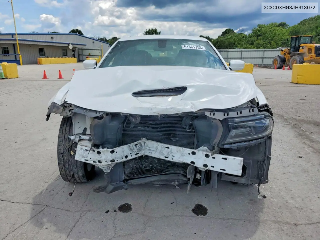 2018 Dodge Charger Sxt Plus VIN: 2C3CDXHG3JH313072 Lot: 61361756
