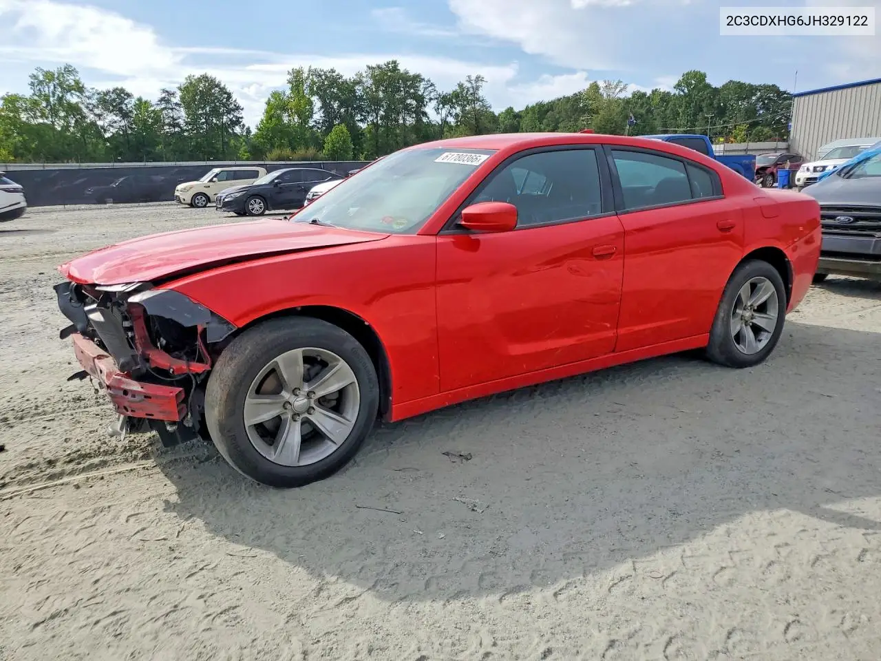 2018 Dodge Charger Sxt Plus VIN: 2C3CDXHG6JH329122 Lot: 61780366