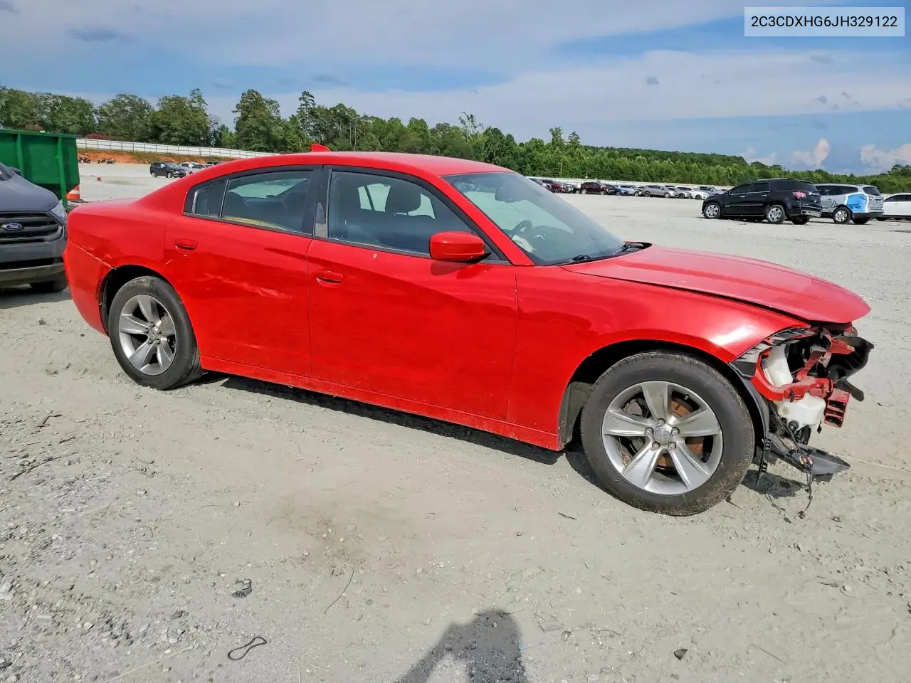 2018 Dodge Charger Sxt Plus VIN: 2C3CDXHG6JH329122 Lot: 61780366