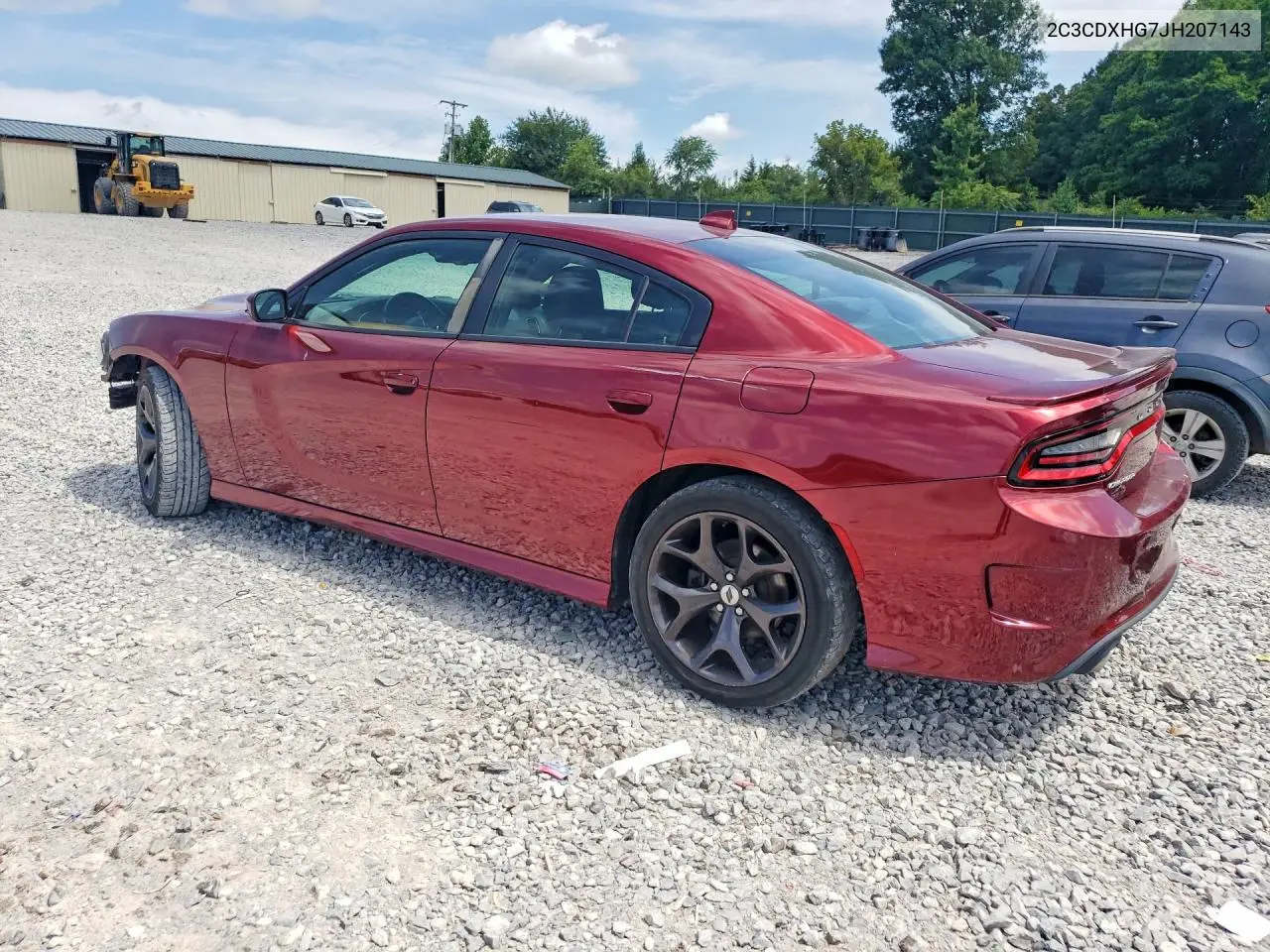 2018 Dodge Charger Sxt Plus VIN: 2C3CDXHG7JH207143 Lot: 61936946