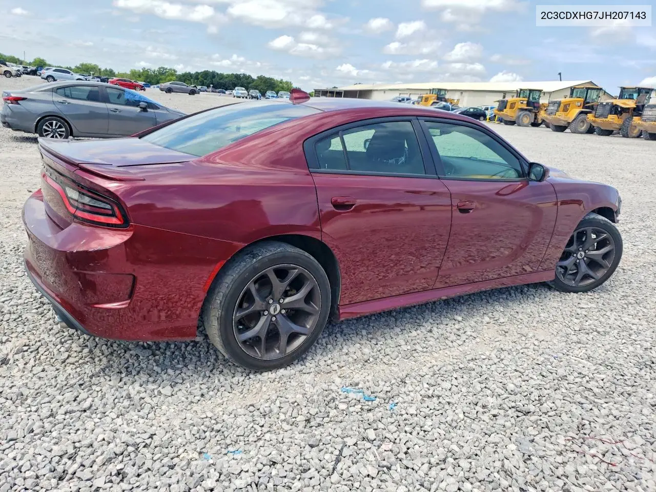2018 Dodge Charger Sxt Plus VIN: 2C3CDXHG7JH207143 Lot: 61936946