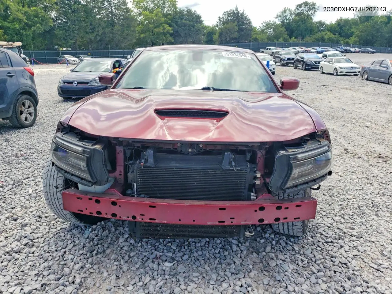 2018 Dodge Charger Sxt Plus VIN: 2C3CDXHG7JH207143 Lot: 61936946
