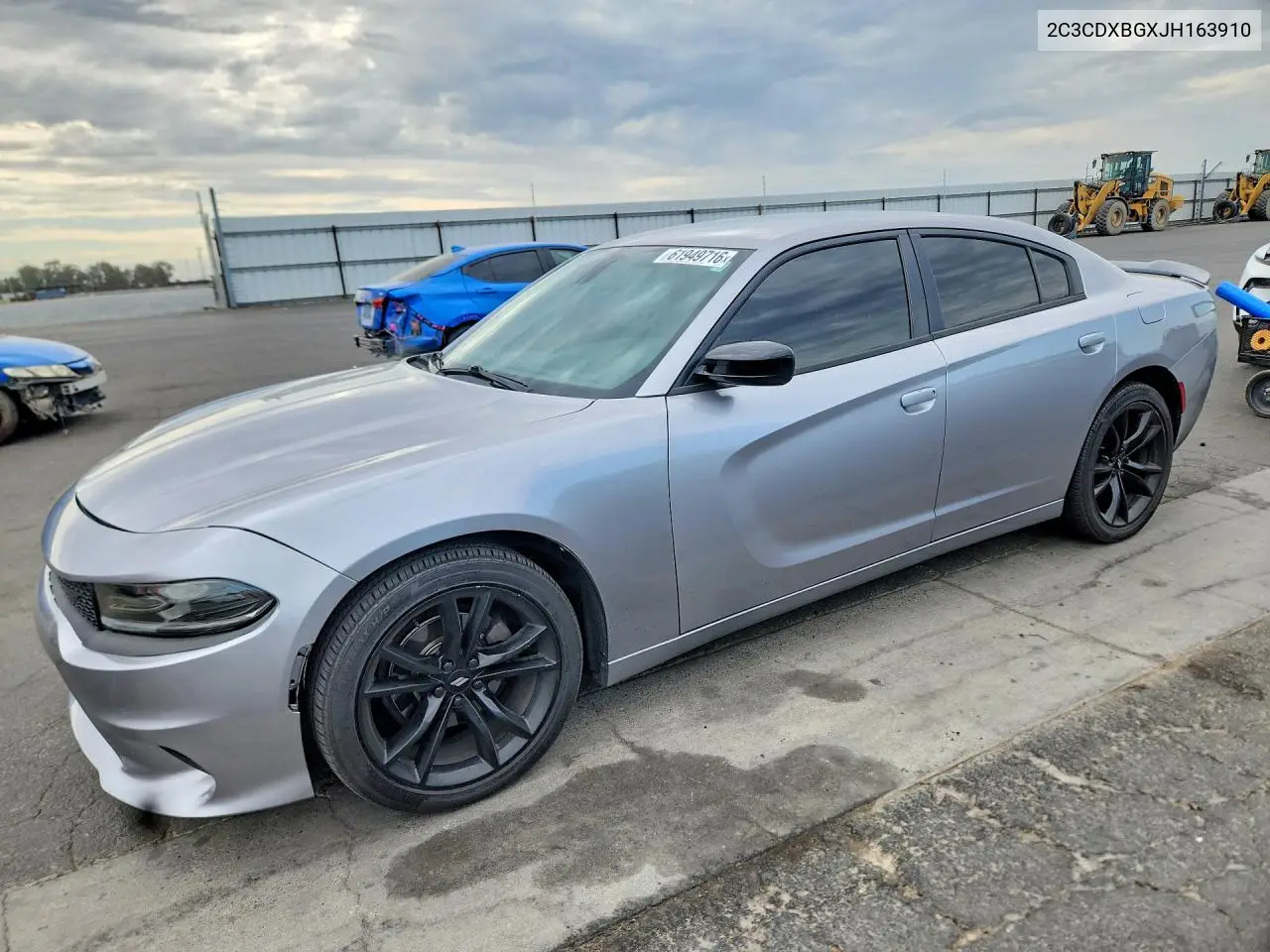 2018 Dodge Charger Sxt VIN: 2C3CDXBGXJH163910 Lot: 61949716