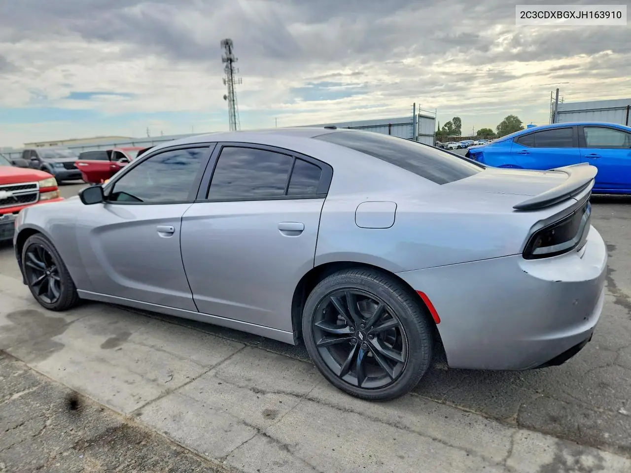 2018 Dodge Charger Sxt VIN: 2C3CDXBGXJH163910 Lot: 61949716