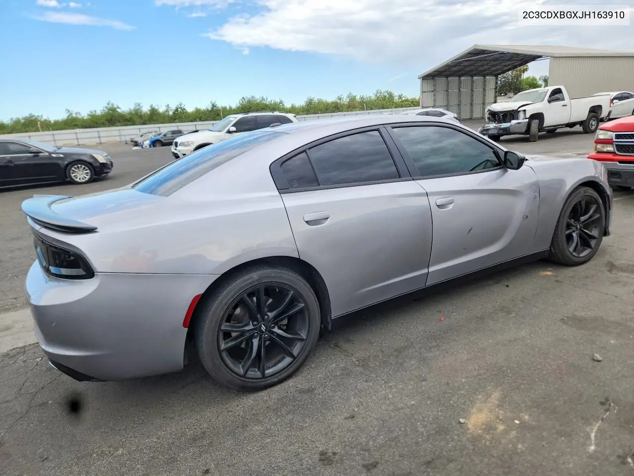 2018 Dodge Charger Sxt VIN: 2C3CDXBGXJH163910 Lot: 61949716