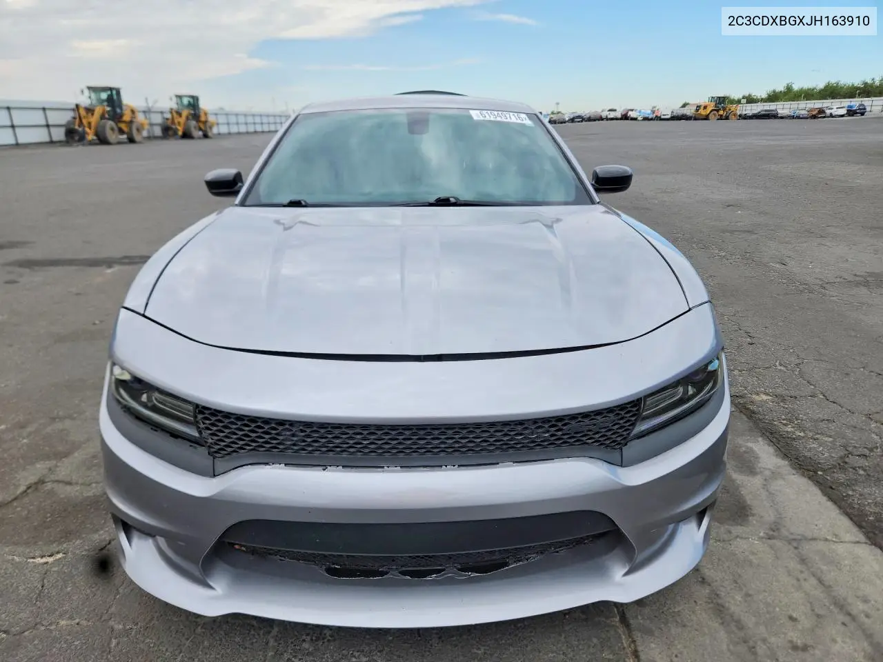 2018 Dodge Charger Sxt VIN: 2C3CDXBGXJH163910 Lot: 61949716