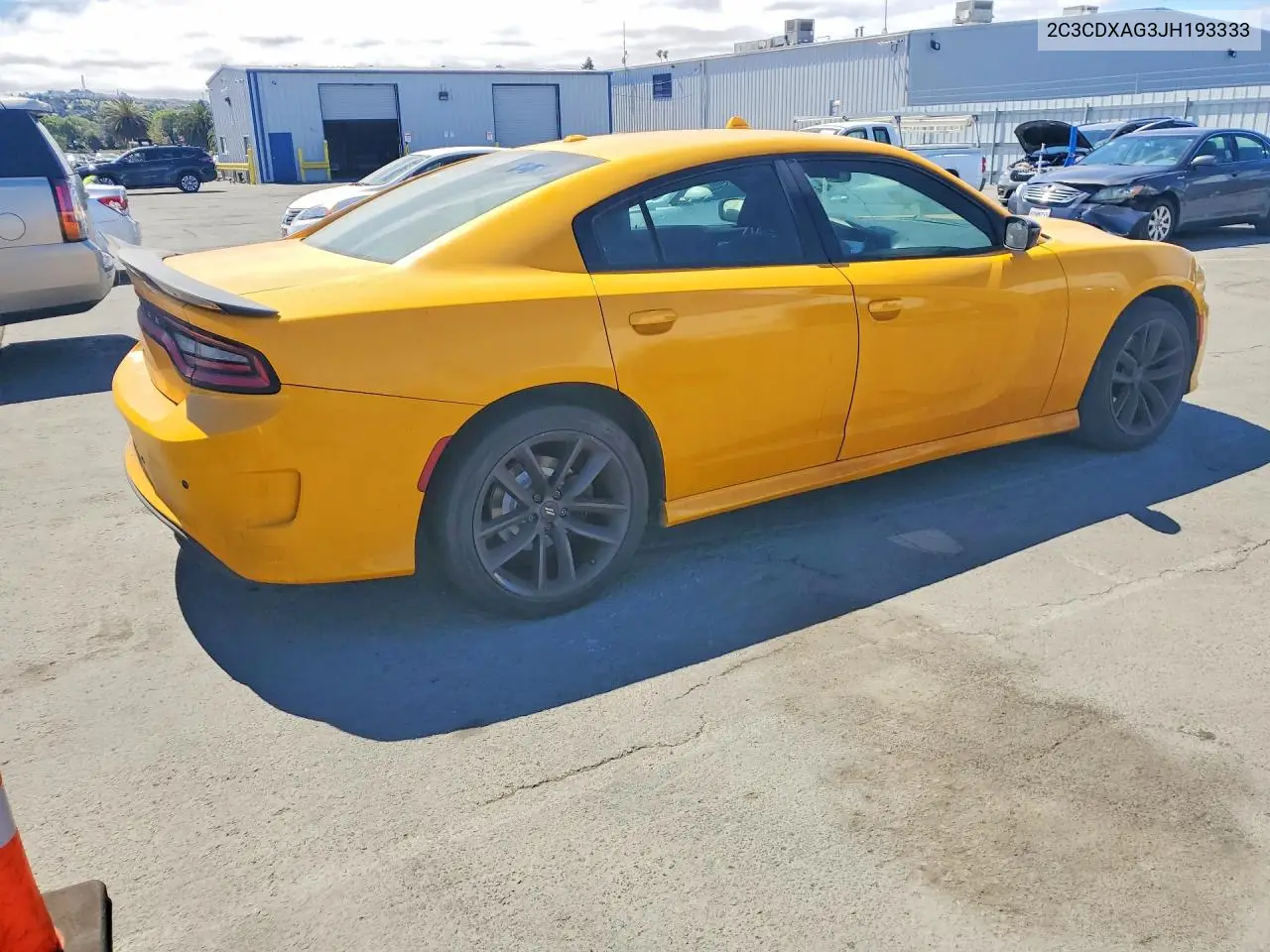 2018 Dodge Charger Police VIN: 2C3CDXAG3JH193333 Lot: 62336586