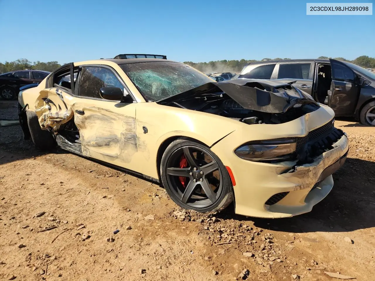 2C3CDXL98JH289098 2018 Dodge Charger Srt Hellcat