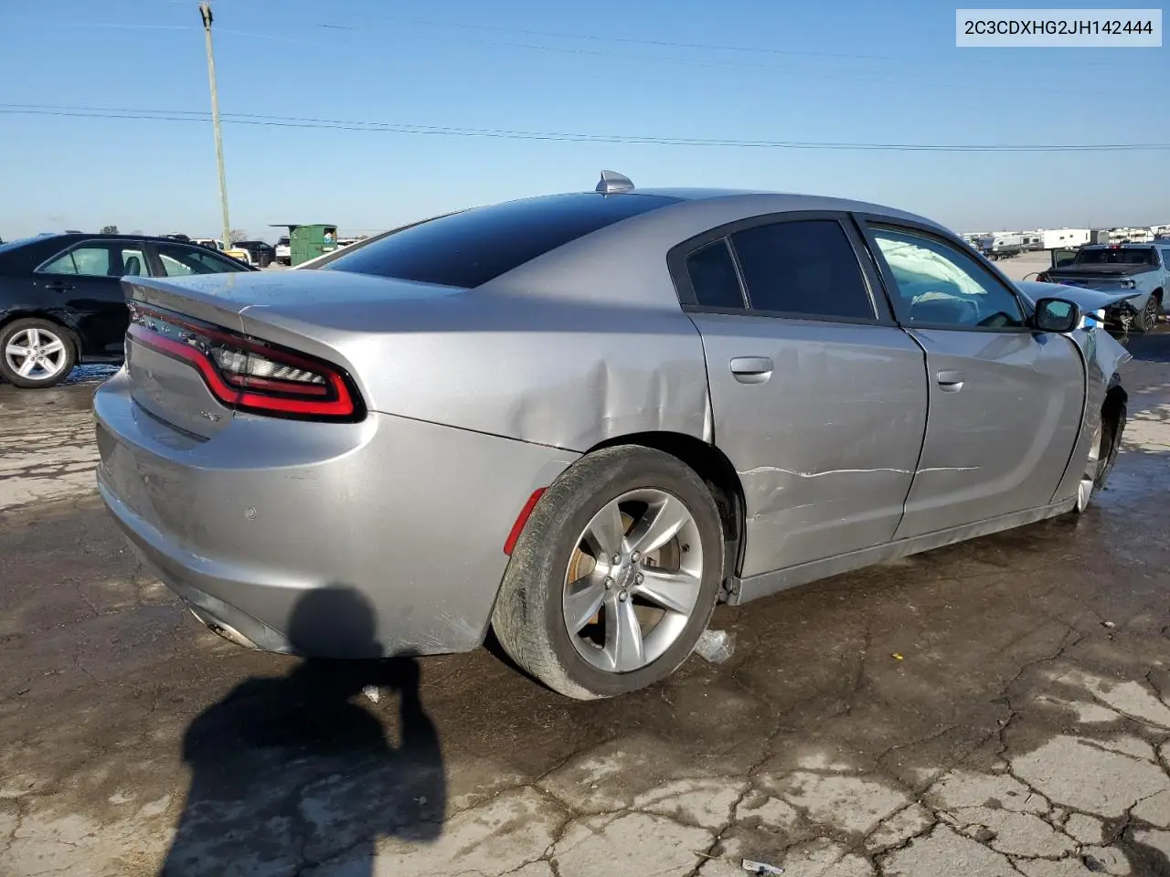 2C3CDXHG2JH142444 2018 Dodge Charger Sxt Plus