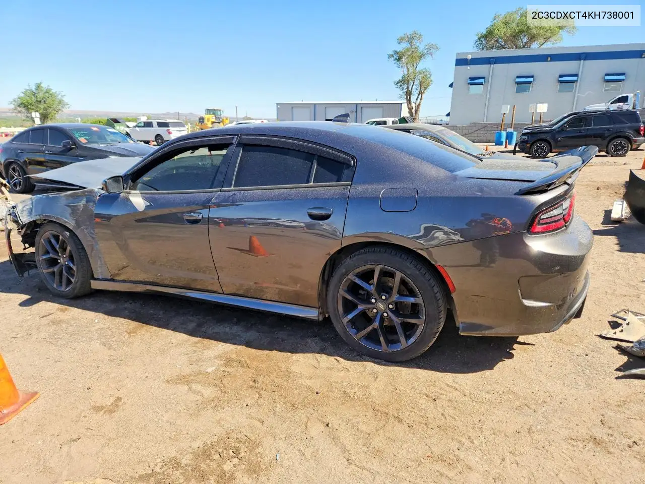 2C3CDXCT4KH738001 2019 Dodge Charger R
