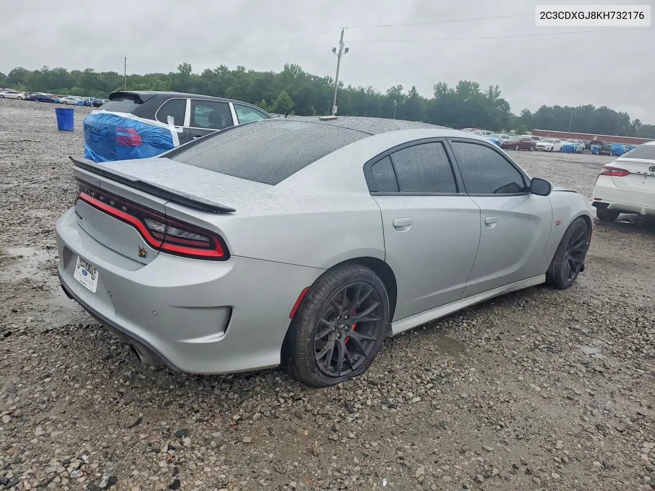 2019 Dodge Charger Scat Pack VIN: 2C3CDXGJ8KH732176 Lot: 57158206