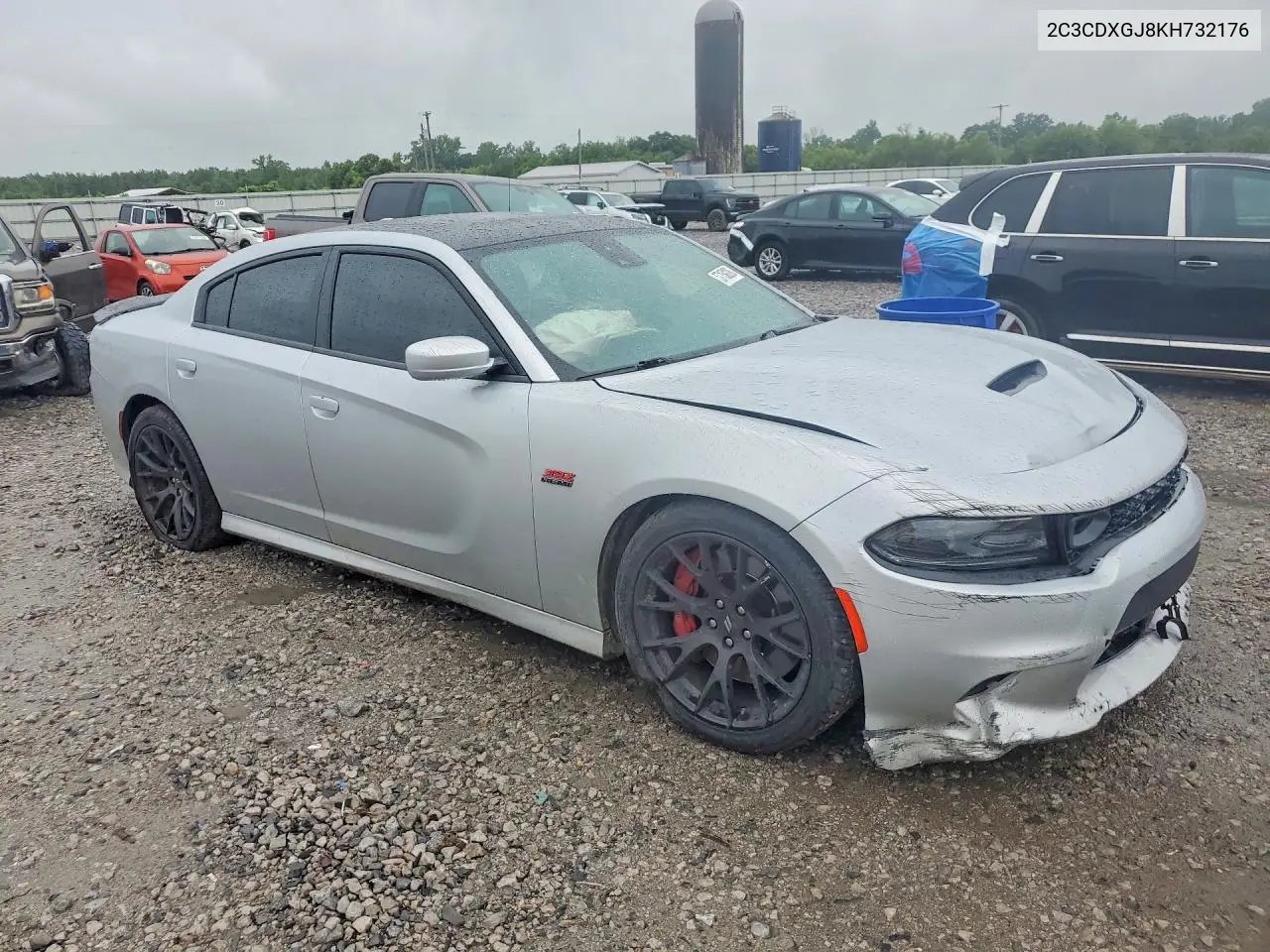 2019 Dodge Charger Scat Pack VIN: 2C3CDXGJ8KH732176 Lot: 57158206