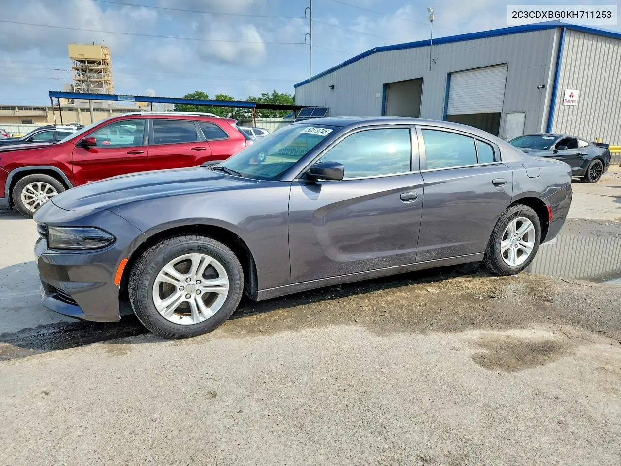 2019 Dodge Charger Sxt VIN: 2C3CDXBG0KH711253 Lot: 58479746
