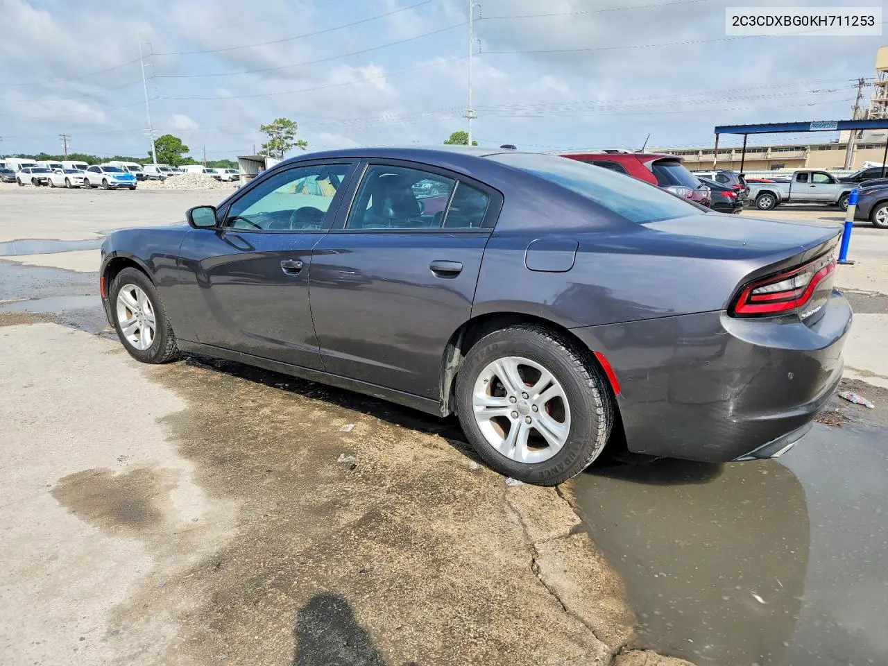 2019 Dodge Charger Sxt VIN: 2C3CDXBG0KH711253 Lot: 58479746