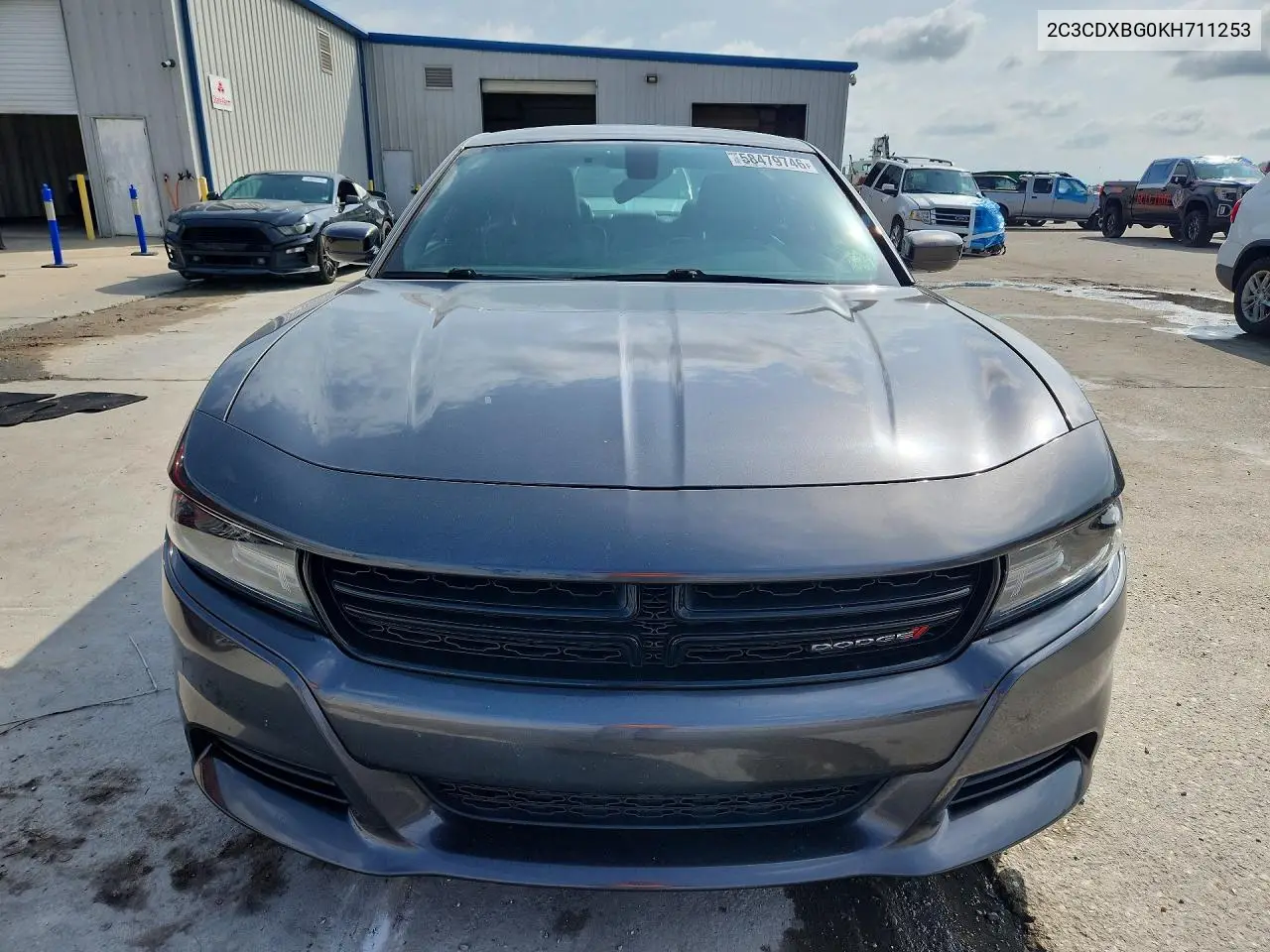 2019 Dodge Charger Sxt VIN: 2C3CDXBG0KH711253 Lot: 58479746