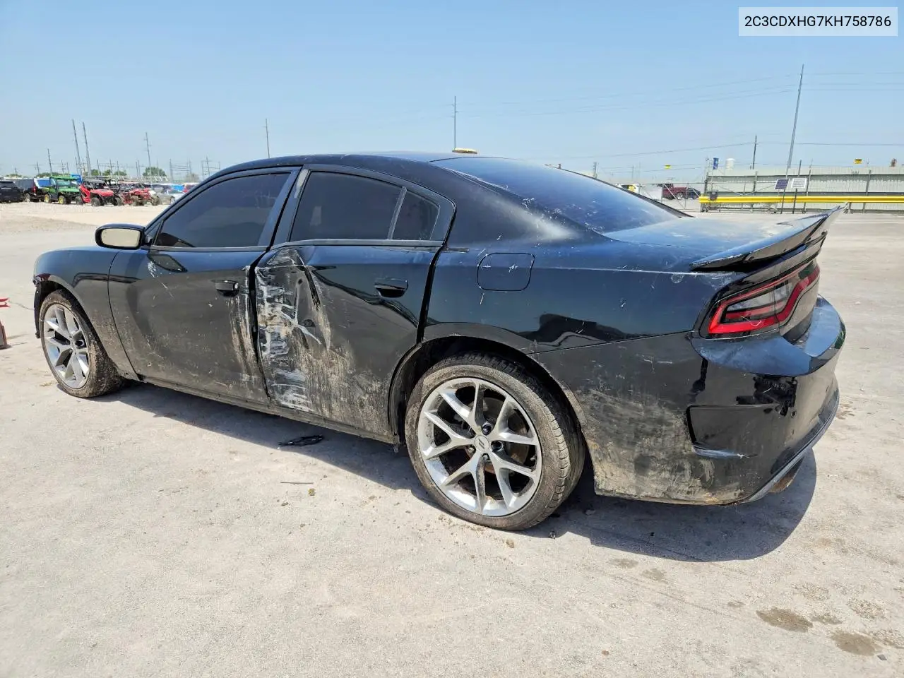 2019 Dodge Charger Gt VIN: 2C3CDXHG7KH758786 Lot: 58897696