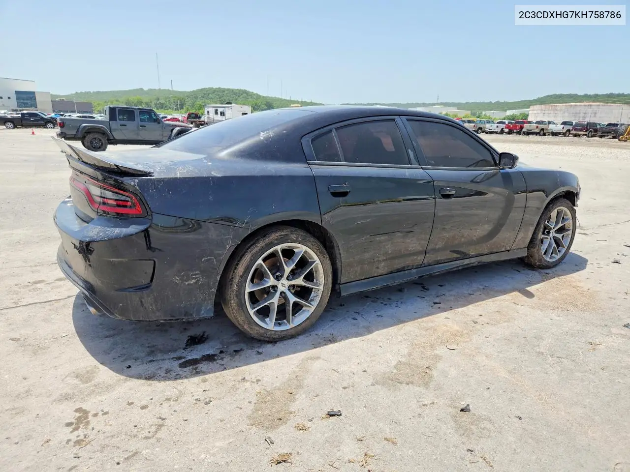 2019 Dodge Charger Gt VIN: 2C3CDXHG7KH758786 Lot: 58897696