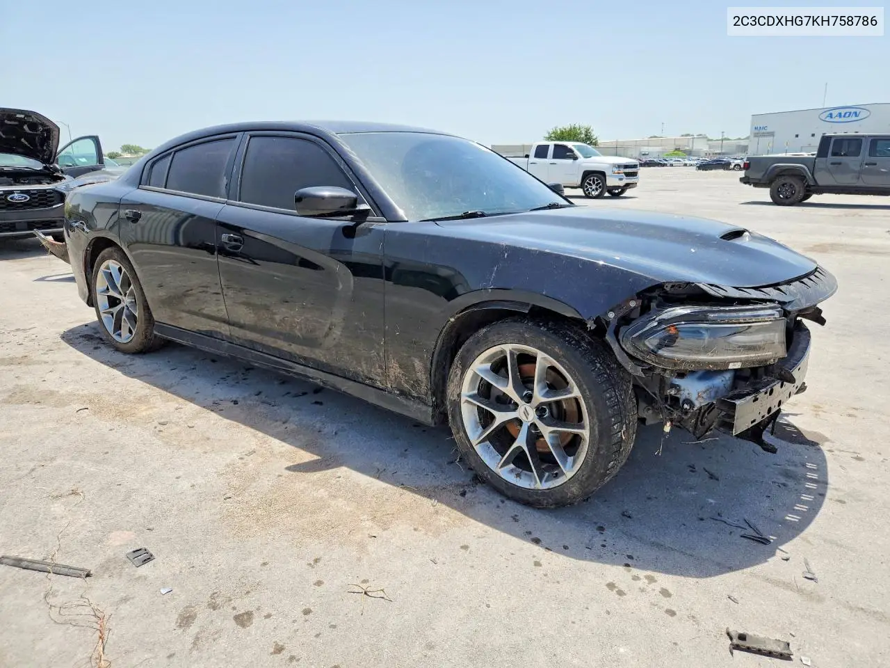 2019 Dodge Charger Gt VIN: 2C3CDXHG7KH758786 Lot: 58897696