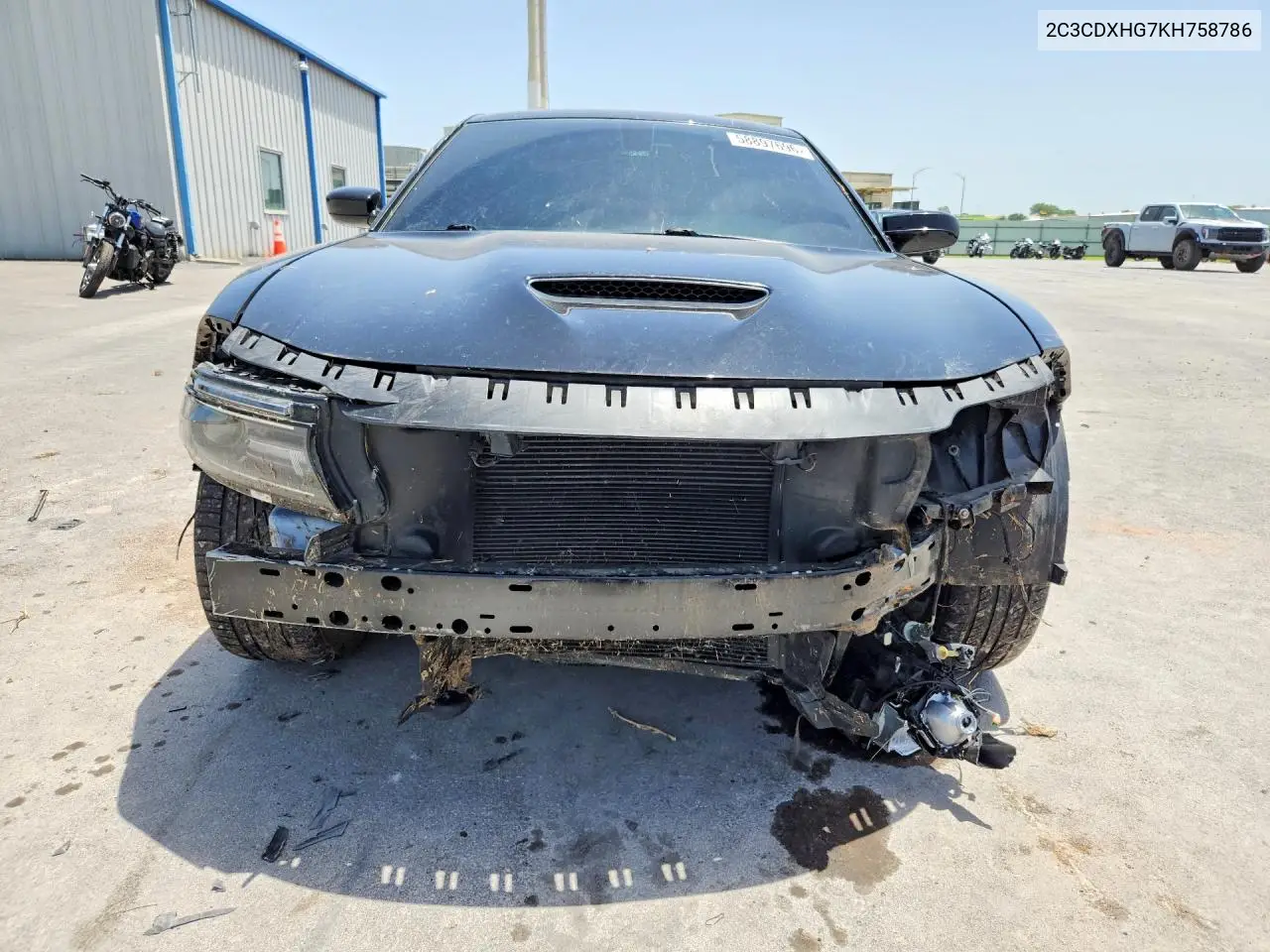 2019 Dodge Charger Gt VIN: 2C3CDXHG7KH758786 Lot: 58897696