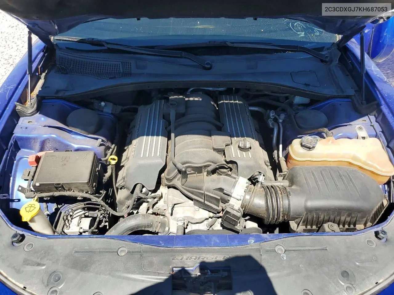 2019 Dodge Charger Scat Pack VIN: 2C3CDXGJ7KH687053 Lot: 60421756