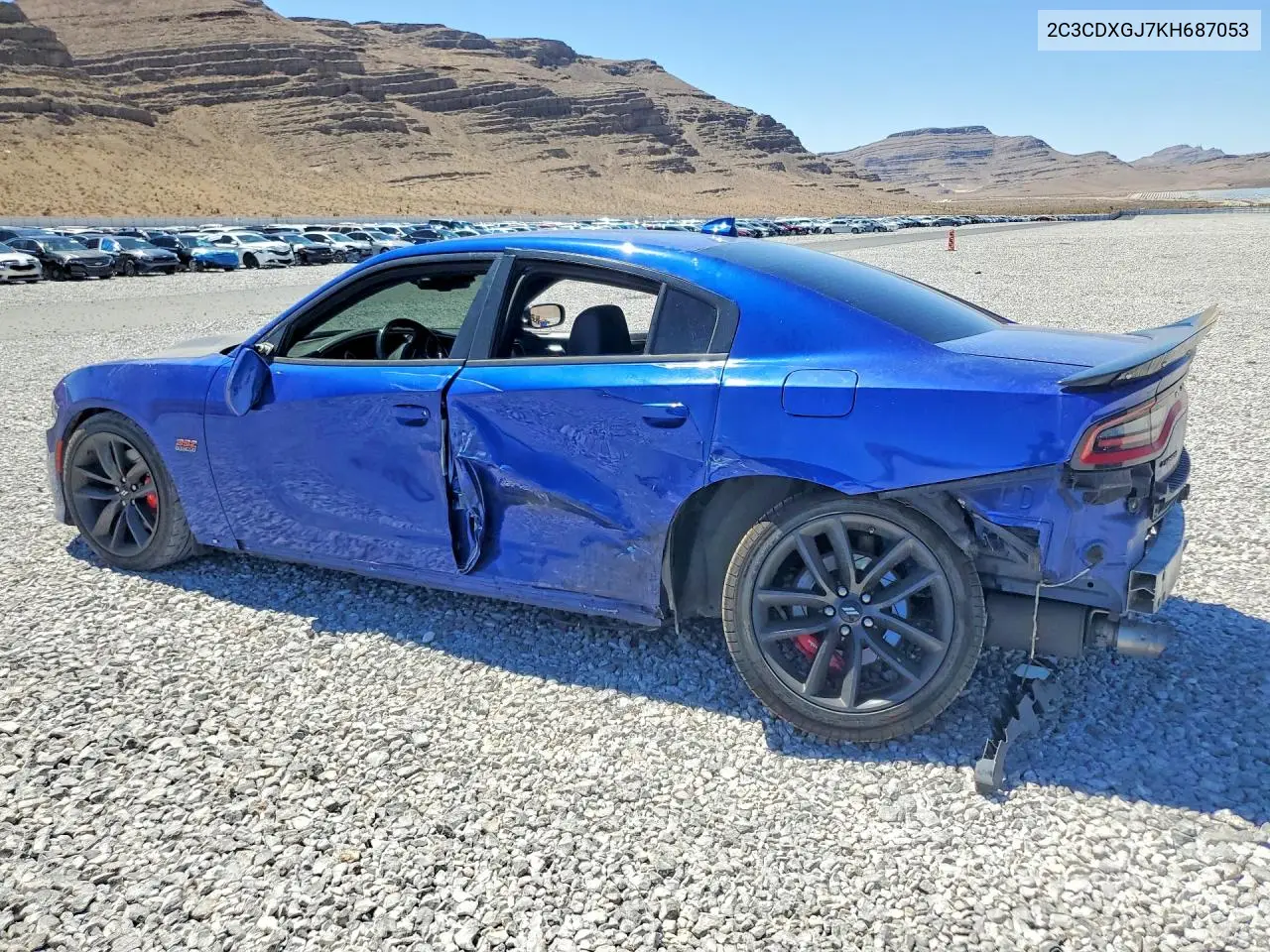 2019 Dodge Charger Scat Pack VIN: 2C3CDXGJ7KH687053 Lot: 60421756