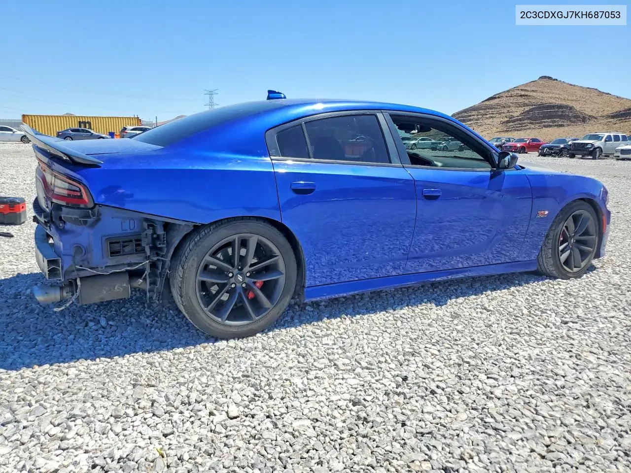 2019 Dodge Charger Scat Pack VIN: 2C3CDXGJ7KH687053 Lot: 60421756