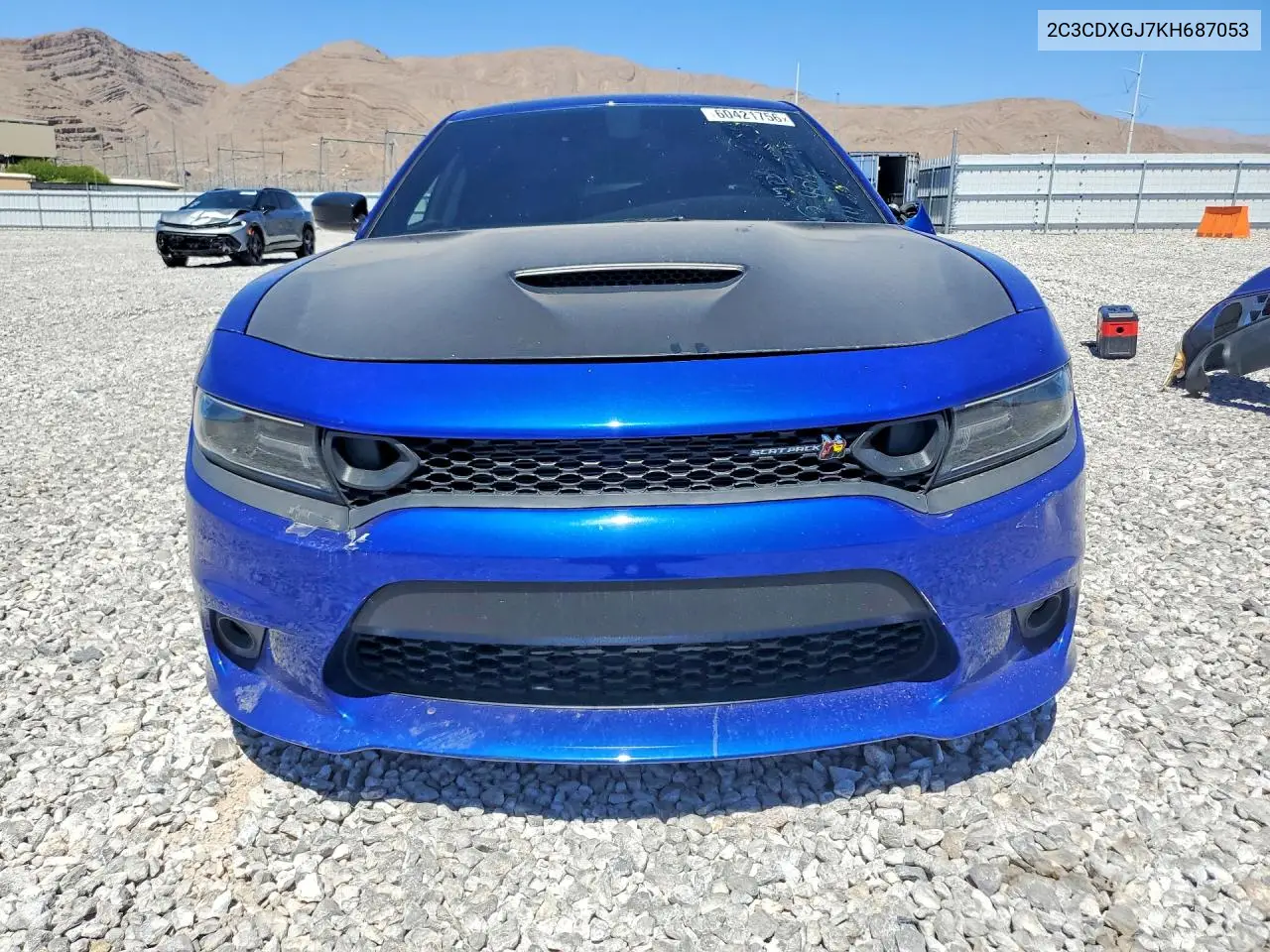 2019 Dodge Charger Scat Pack VIN: 2C3CDXGJ7KH687053 Lot: 60421756
