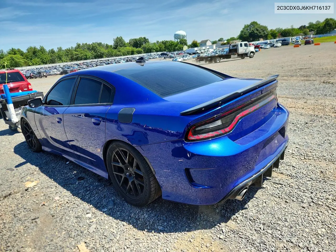 2019 Dodge Charger Scat Pack VIN: 2C3CDXGJ6KH716137 Lot: 61315156