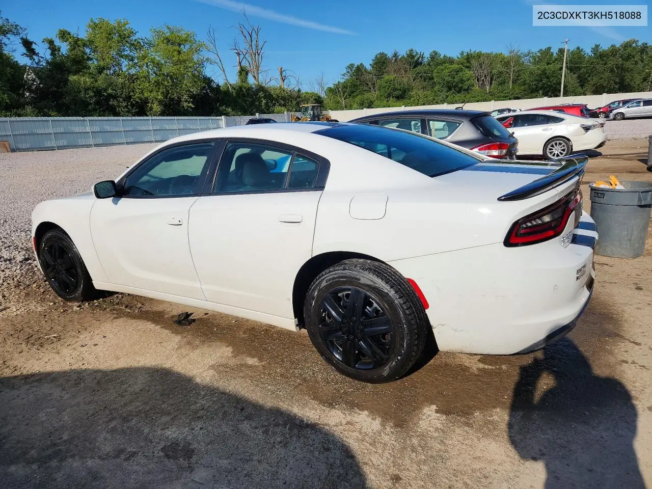2019 Dodge Charger Police VIN: 2C3CDXKT3KH518088 Lot: 61366716