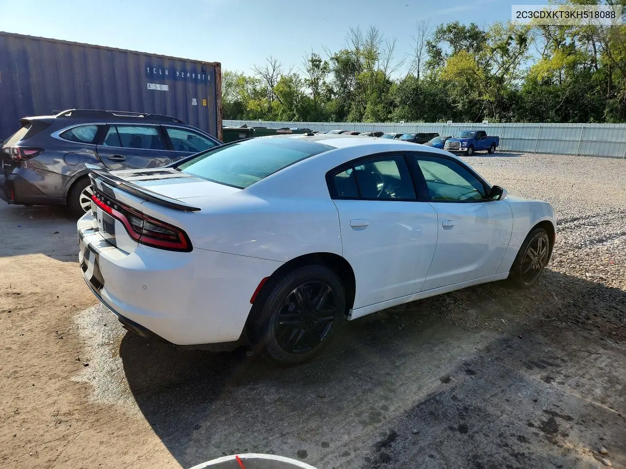 2019 Dodge Charger Police VIN: 2C3CDXKT3KH518088 Lot: 61366716
