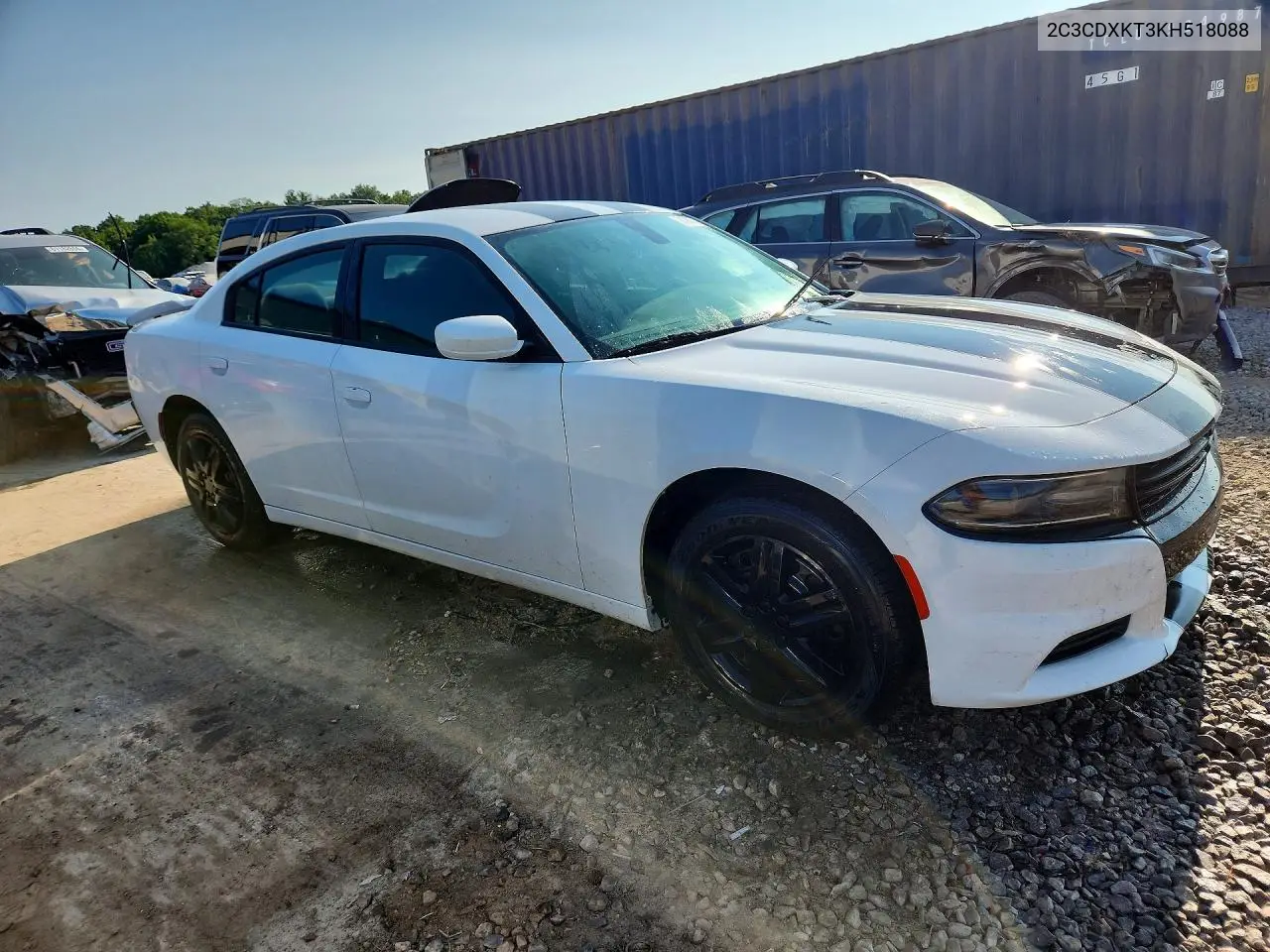 2019 Dodge Charger Police VIN: 2C3CDXKT3KH518088 Lot: 61366716