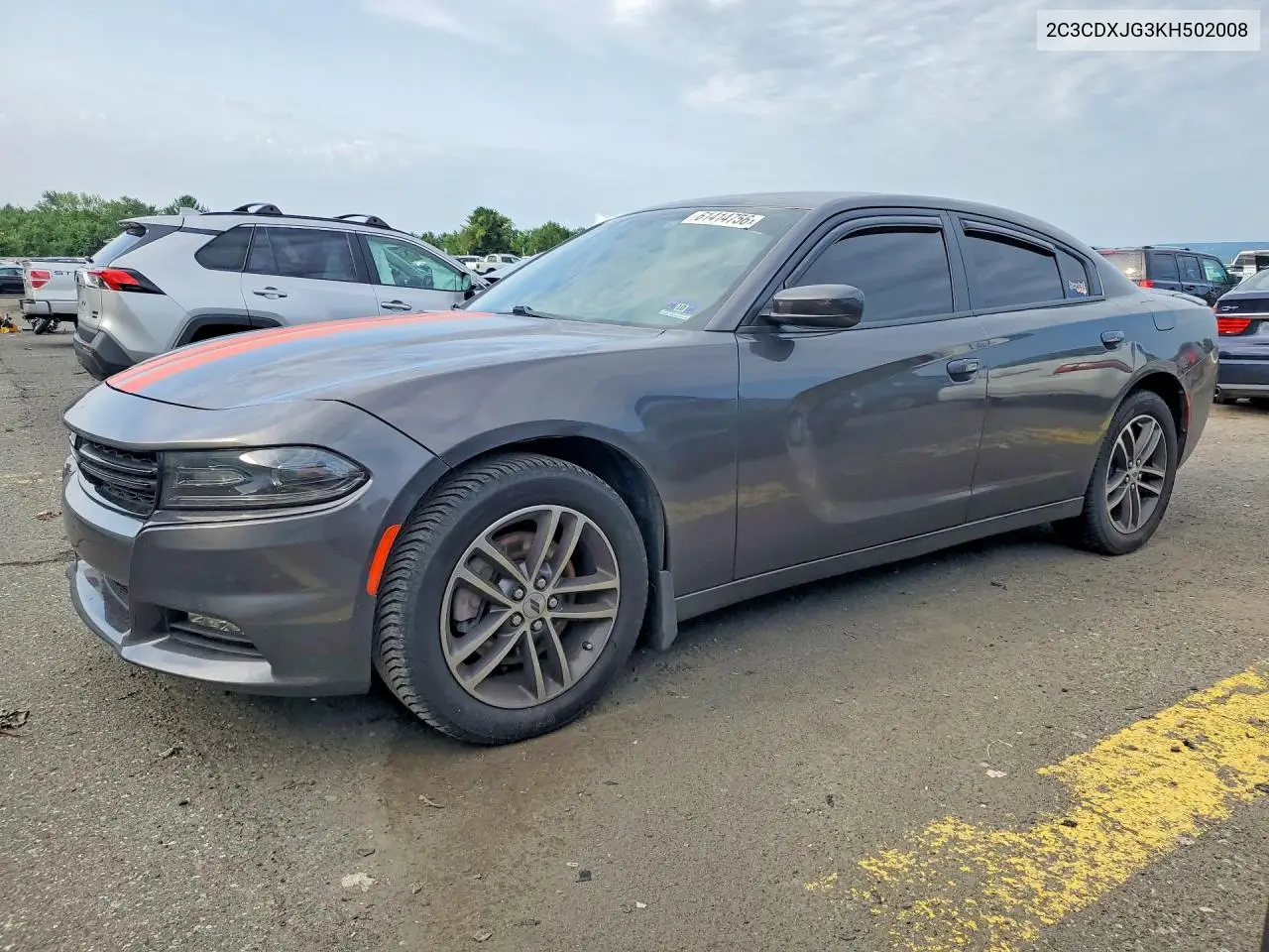 2019 Dodge Charger Sxt VIN: 2C3CDXJG3KH502008 Lot: 61414756