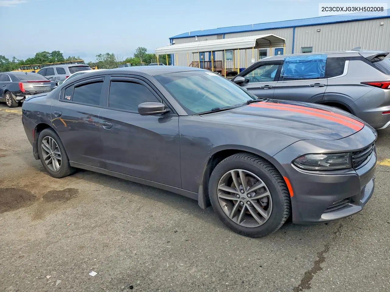 2019 Dodge Charger Sxt VIN: 2C3CDXJG3KH502008 Lot: 61414756
