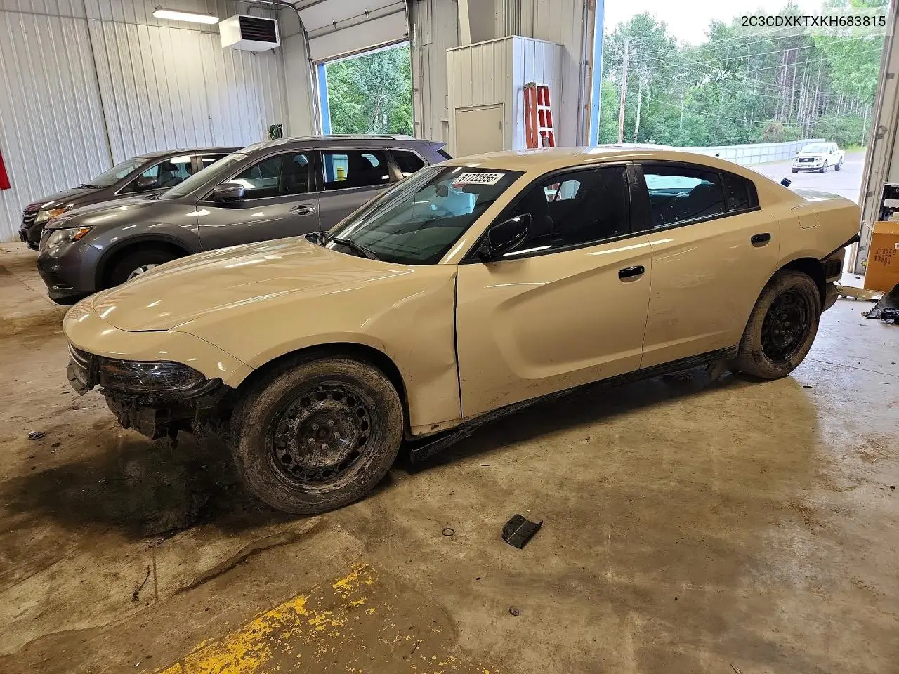 2019 Dodge Charger Police VIN: 2C3CDXKTXKH683815 Lot: 61722856