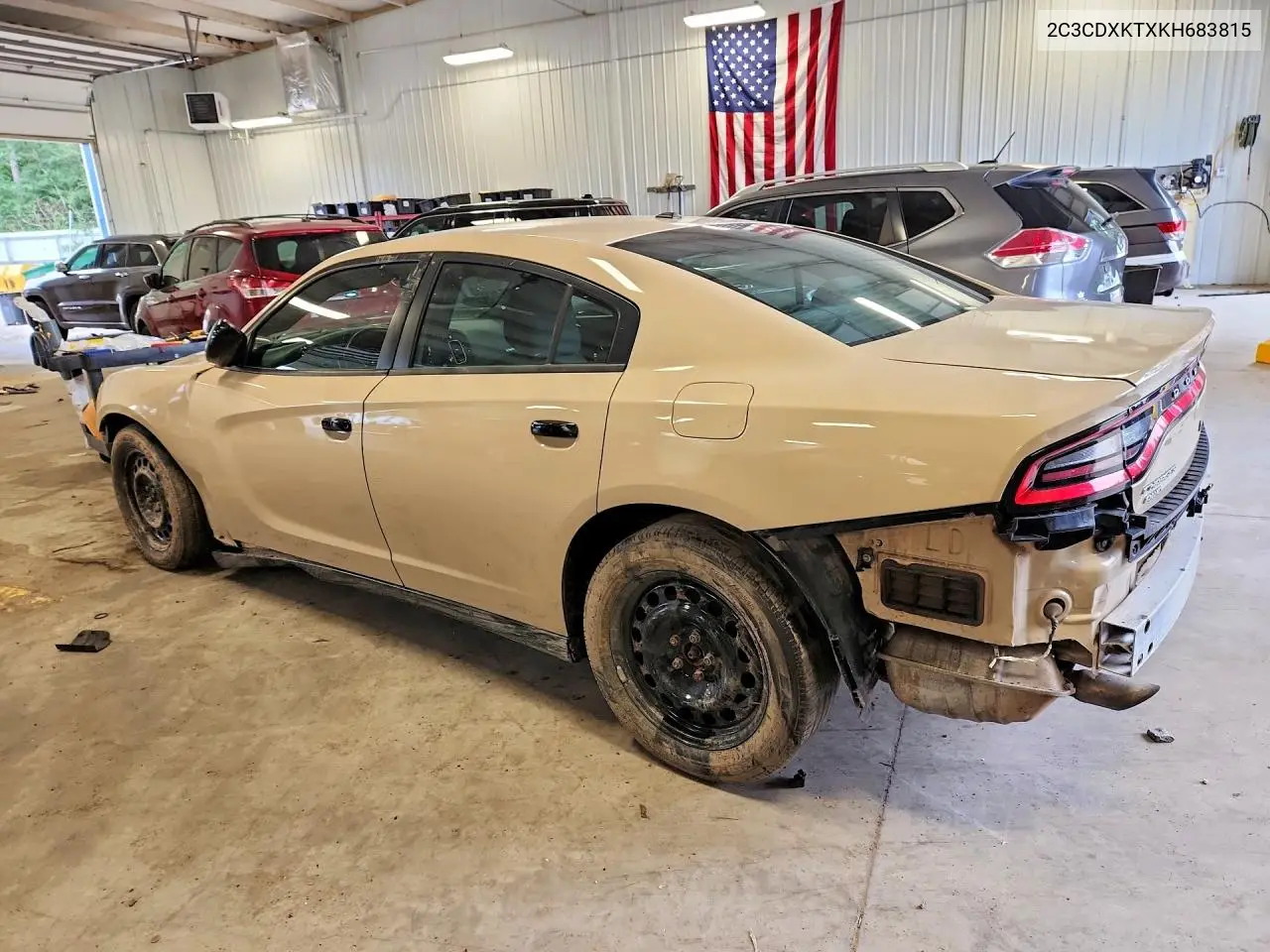 2019 Dodge Charger Police VIN: 2C3CDXKTXKH683815 Lot: 61722856