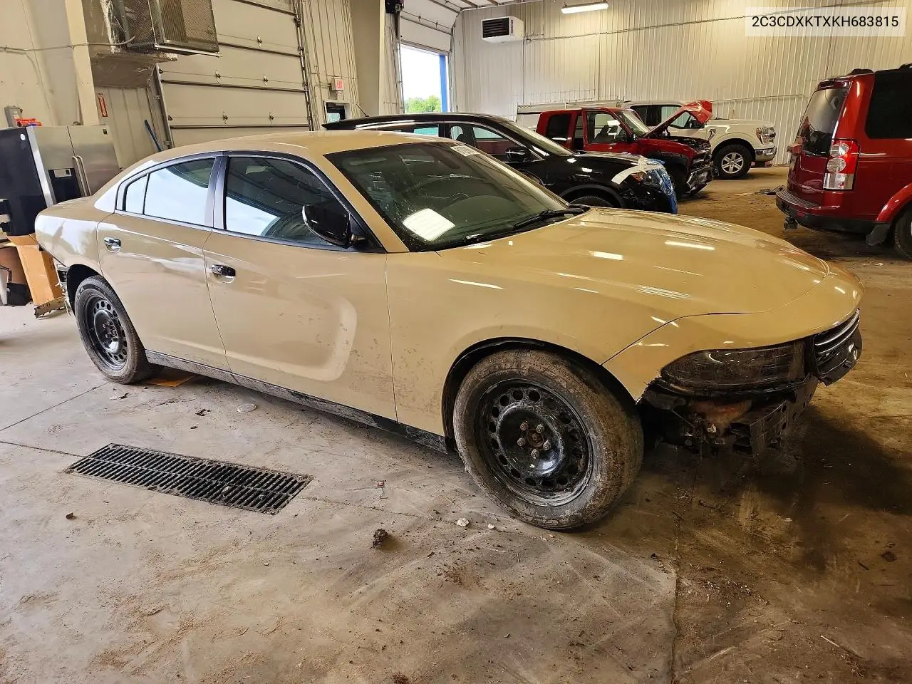 2019 Dodge Charger Police VIN: 2C3CDXKTXKH683815 Lot: 61722856