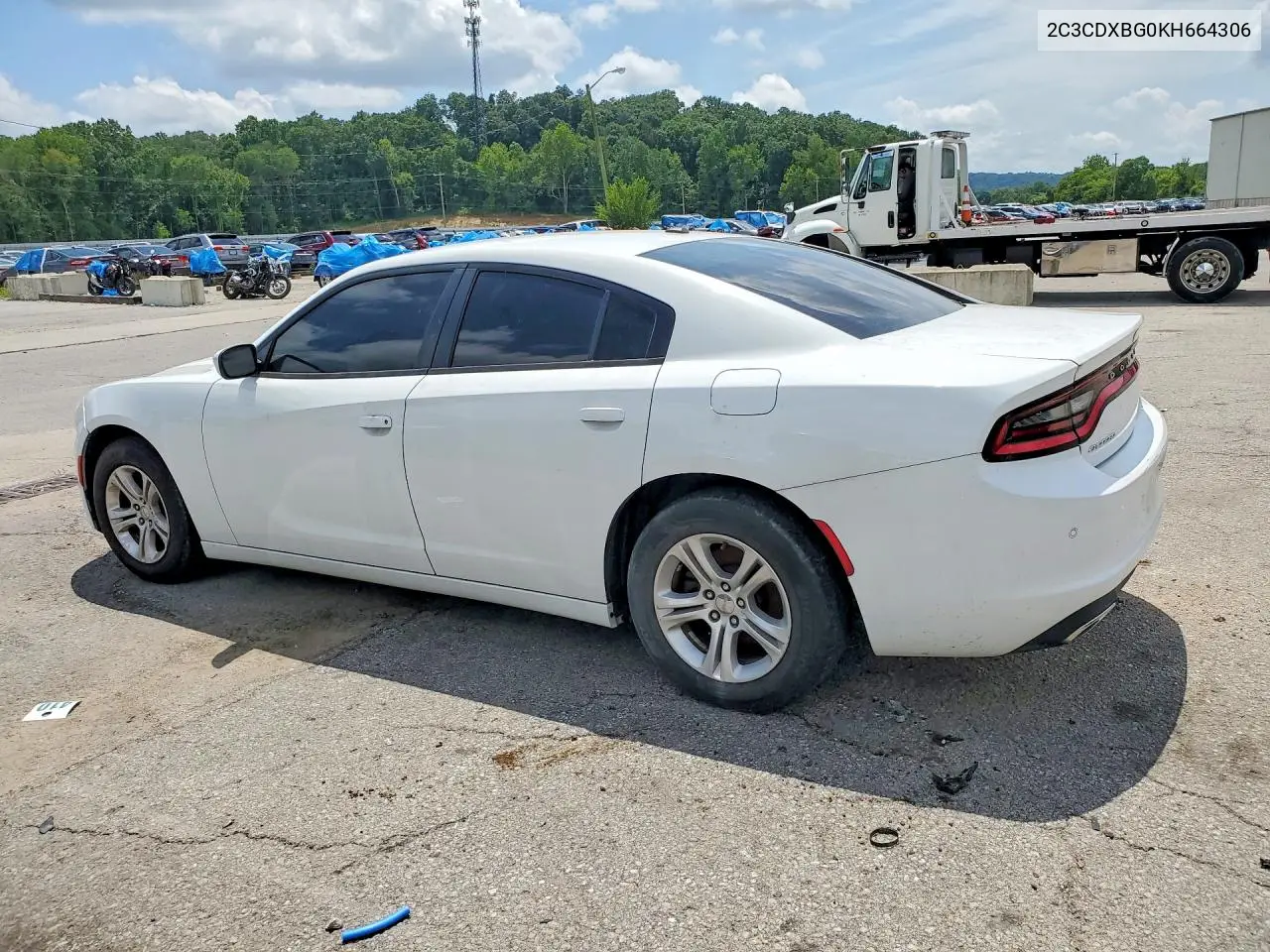 2019 Dodge Charger Sxt VIN: 2C3CDXBG0KH664306 Lot: 61725886