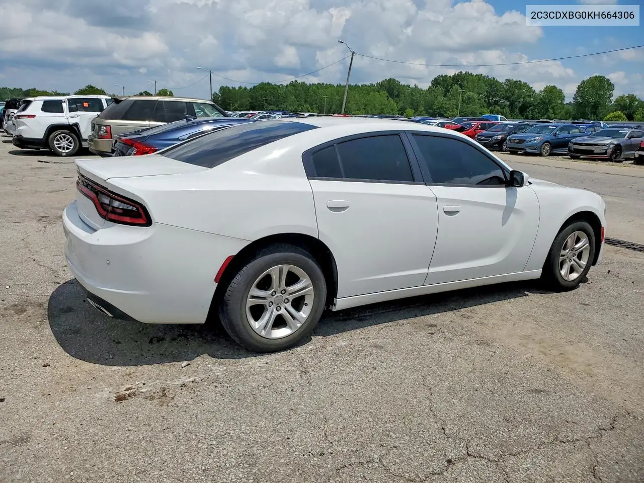 2019 Dodge Charger Sxt VIN: 2C3CDXBG0KH664306 Lot: 61725886