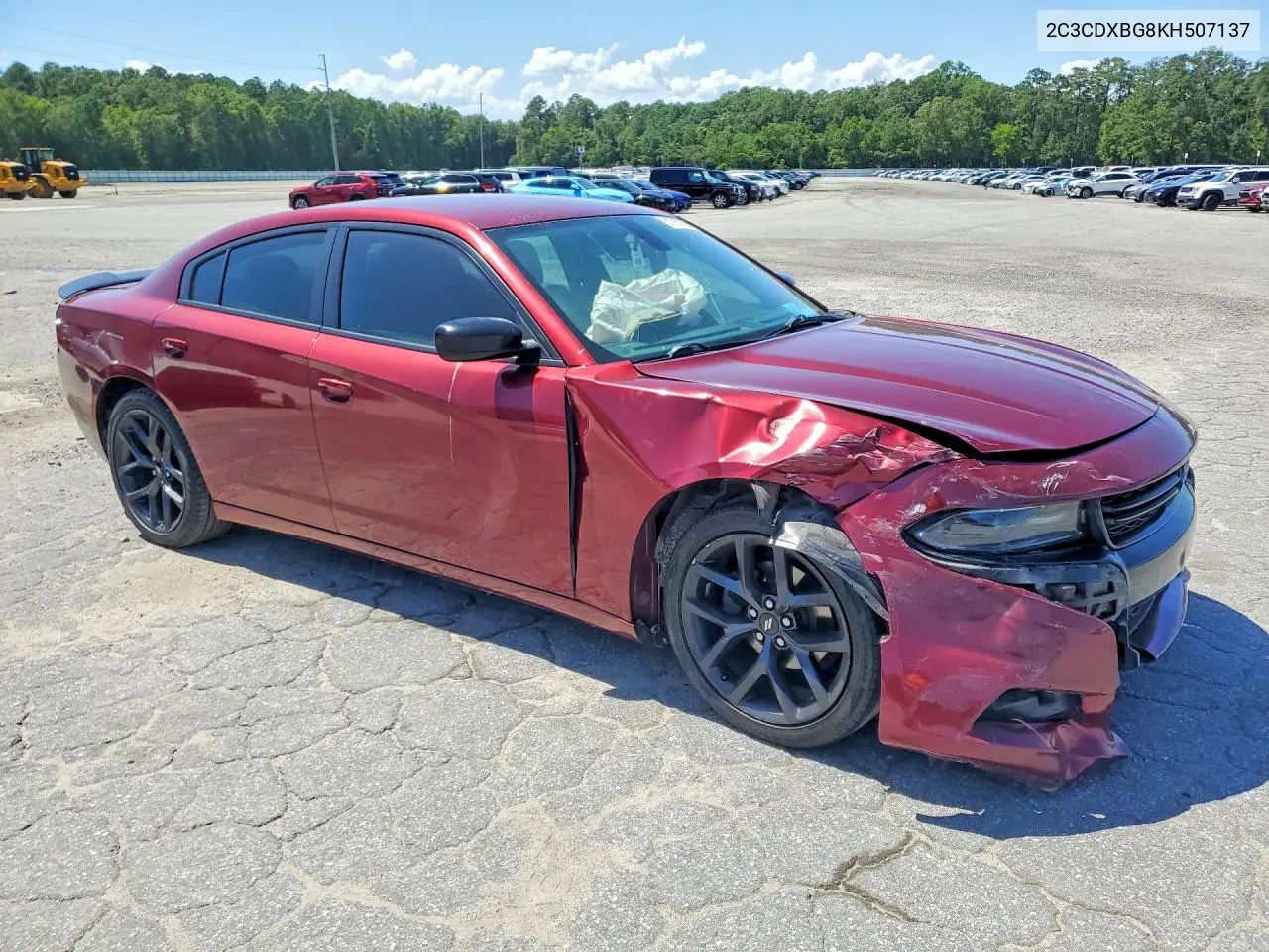 2019 Dodge Charger Sxt VIN: 2C3CDXBG8KH507137 Lot: 61766756