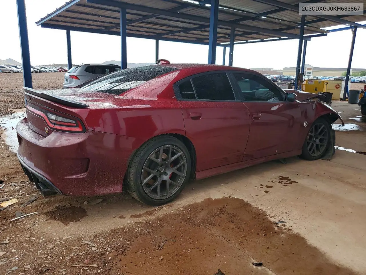 2019 Dodge Charger Scat Pack VIN: 2C3CDXGJ0KH633867 Lot: 61806716