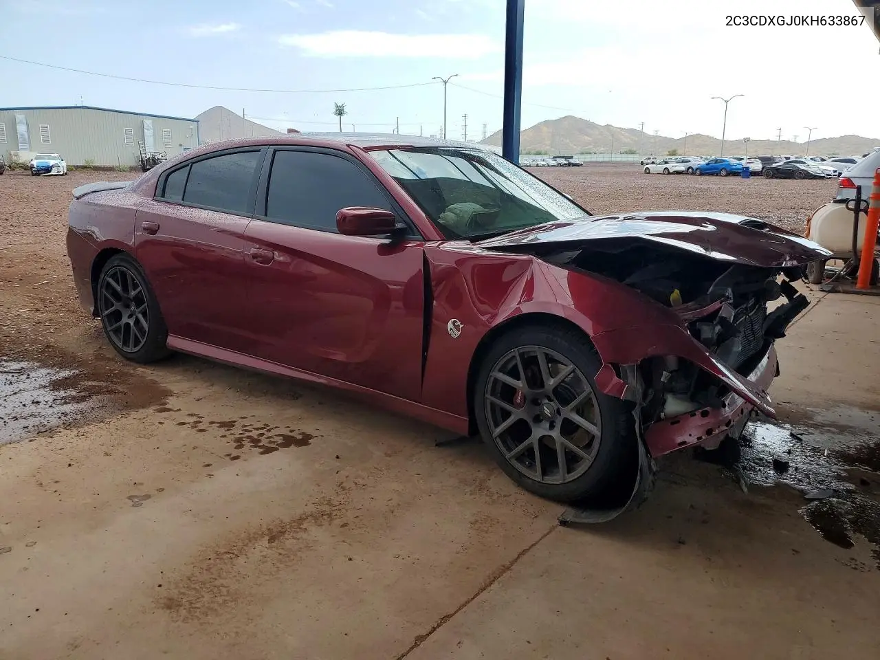 2019 Dodge Charger Scat Pack VIN: 2C3CDXGJ0KH633867 Lot: 61806716