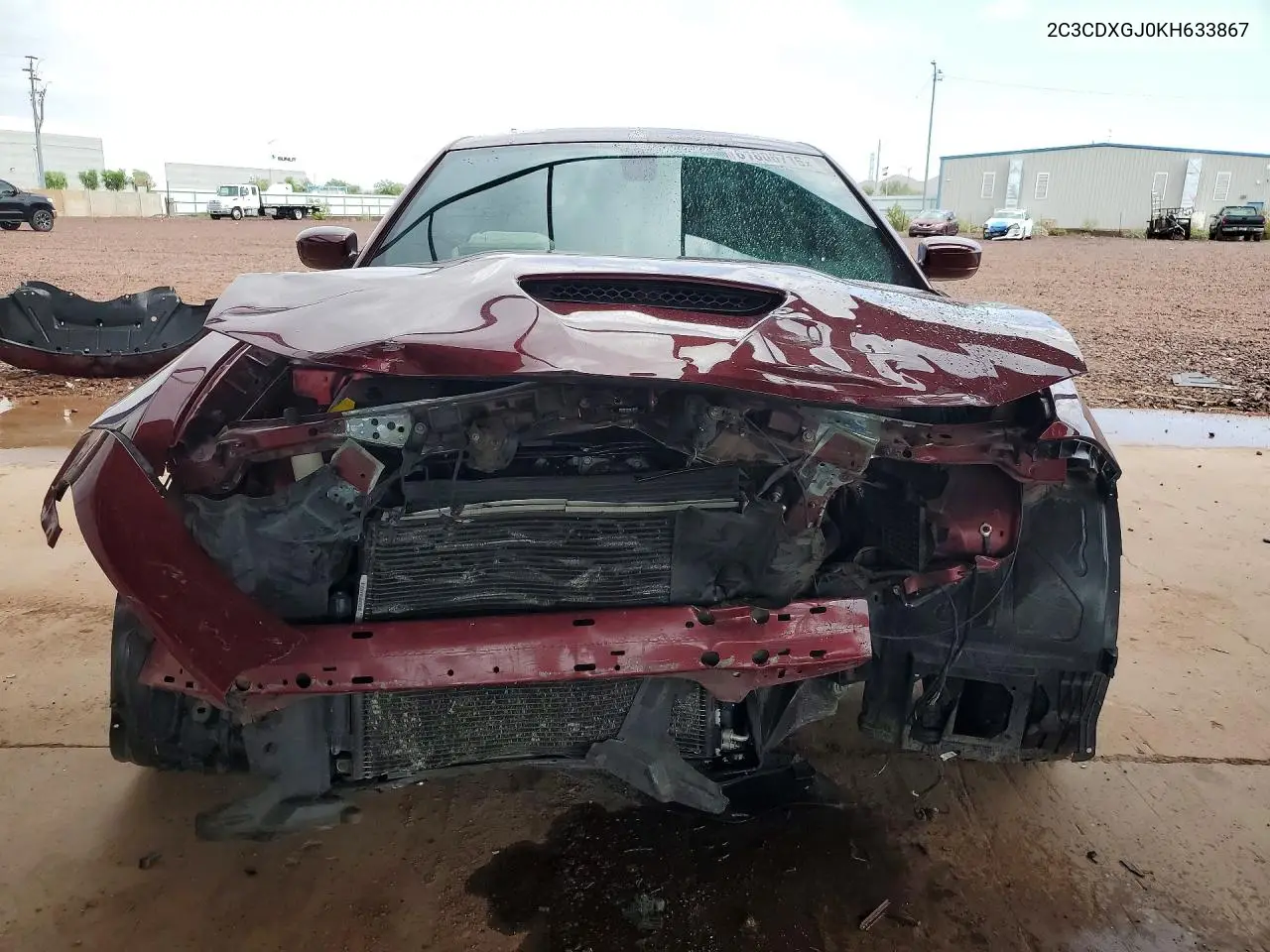 2019 Dodge Charger Scat Pack VIN: 2C3CDXGJ0KH633867 Lot: 61806716