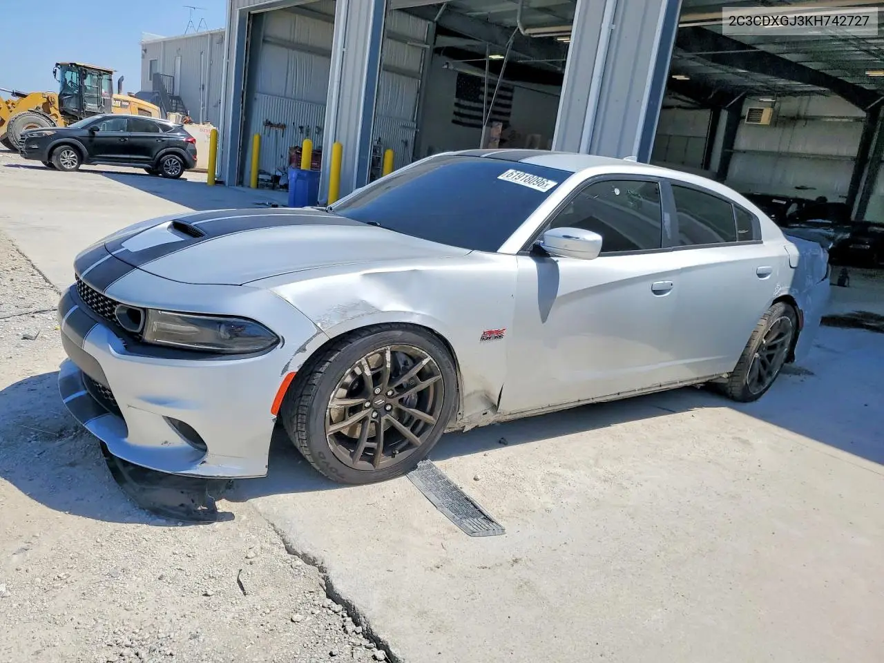 2019 Dodge Charger Scat Pack VIN: 2C3CDXGJ3KH742727 Lot: 61918096