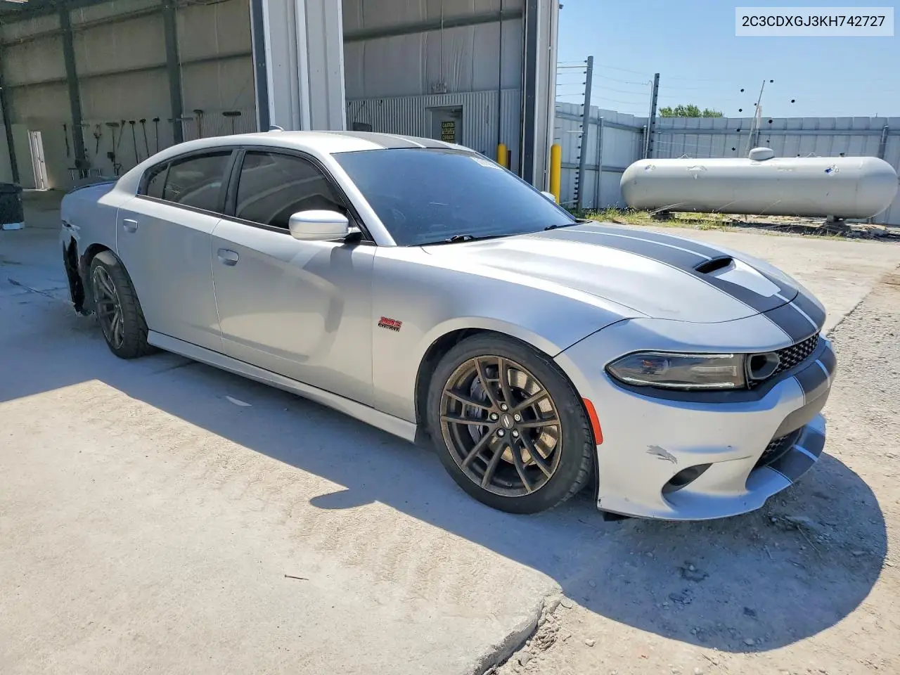 2019 Dodge Charger Scat Pack VIN: 2C3CDXGJ3KH742727 Lot: 61918096