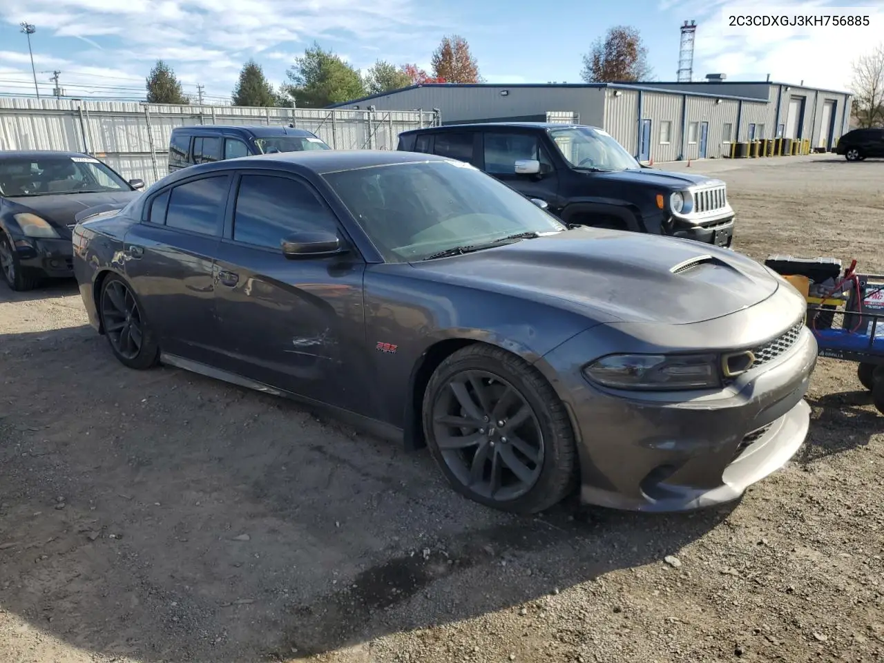 2C3CDXGJ3KH756885 2019 Dodge Charger Scat Pack
