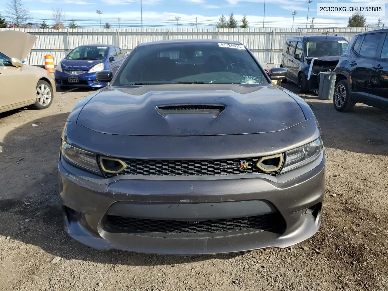 2C3CDXGJ3KH756885 2019 Dodge Charger Scat Pack