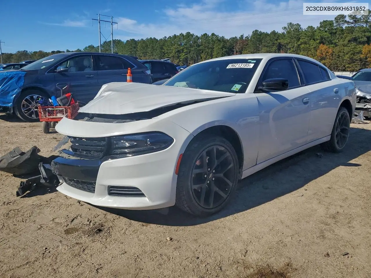 2C3CDXBG9KH631952 2019 Dodge Charger Sxt