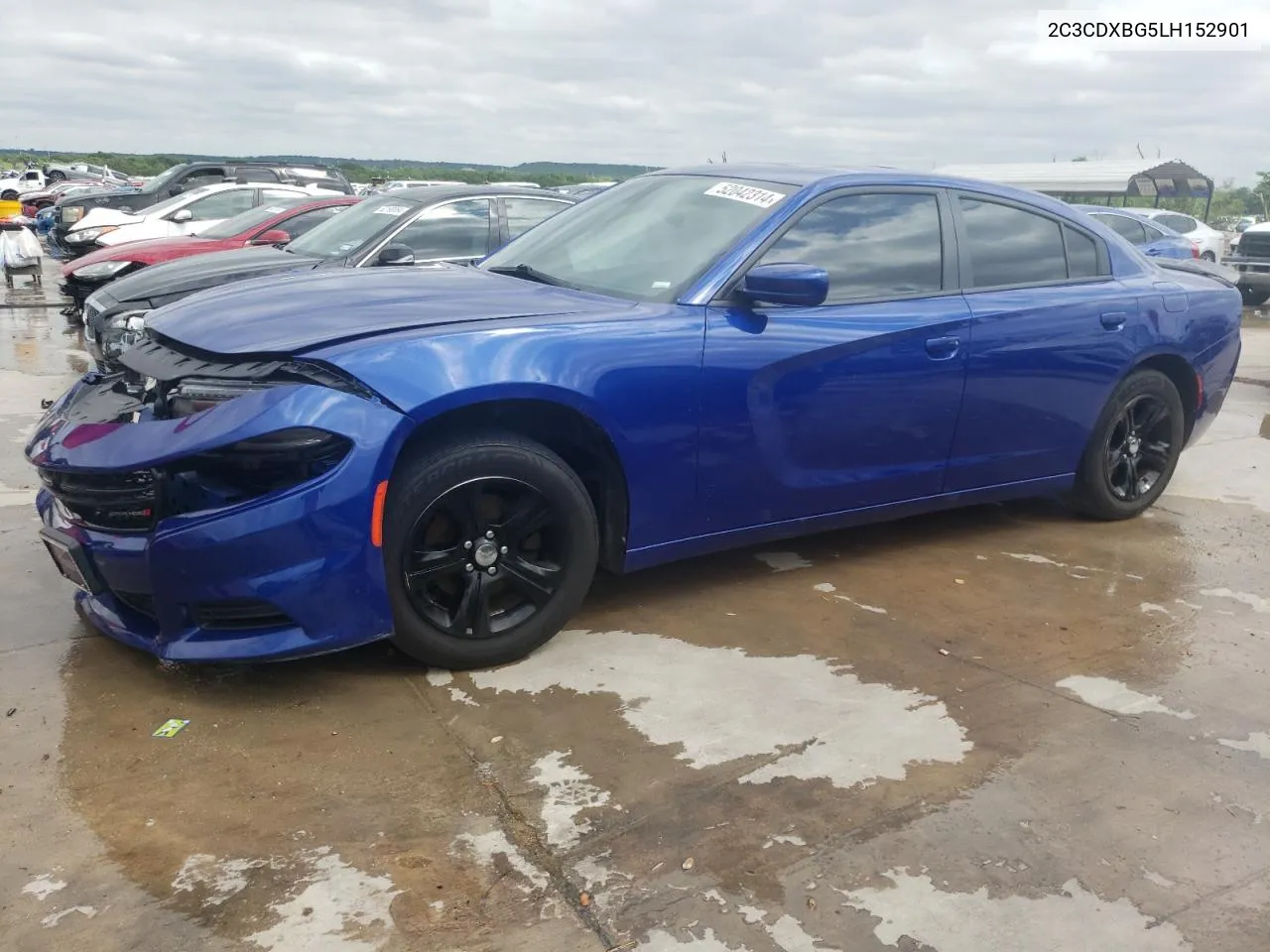 2020 Dodge Charger Sxt VIN: 2C3CDXBG5LH152901 Lot: 52042314