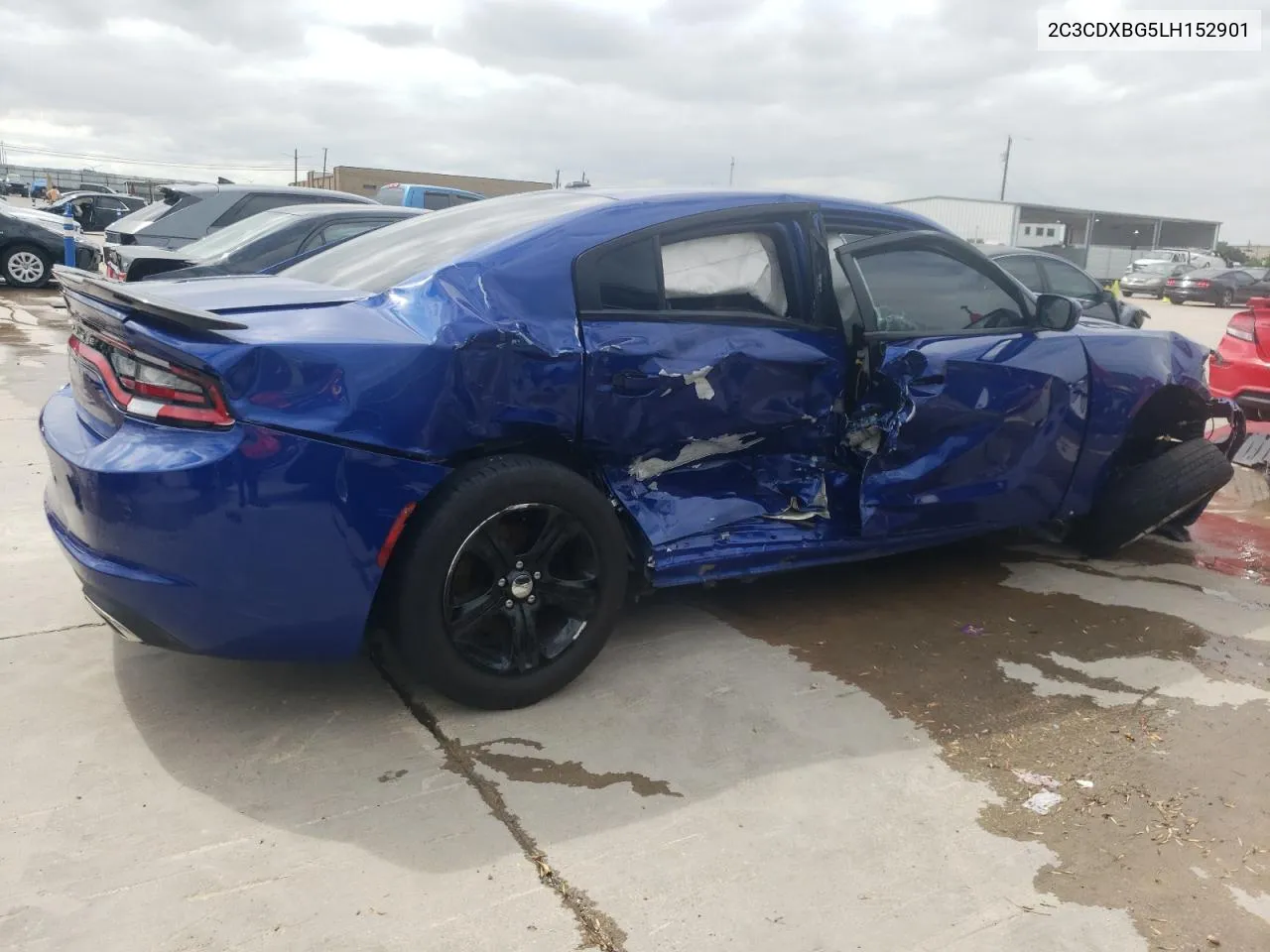 2020 Dodge Charger Sxt VIN: 2C3CDXBG5LH152901 Lot: 52042314